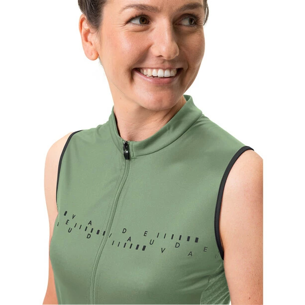 VAUDE Posta Full-Zip Trikot Ohne Ärmel Damen Grün – Bild 6