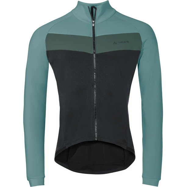 VAUDE Posta Langarm Trikot Herren Schwarz/petrol