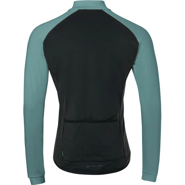 VAUDE Posta Langarm Trikot Herren Schwarz/petrol – Bild 2