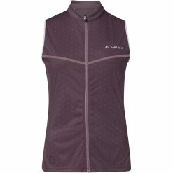 VAUDE Posta Full-Zip Trikot Ärmellos Damen Lila