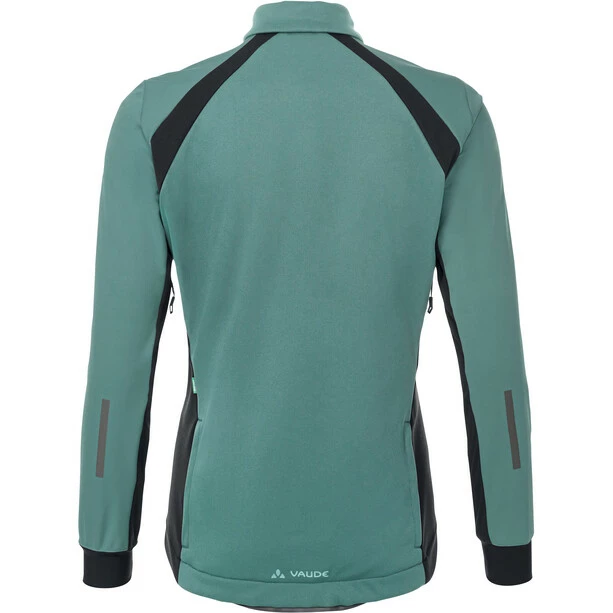 VAUDE Posta Softshell Jacke Damen Petrol/schwarz – Bild 2