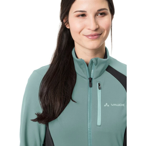 VAUDE Posta Softshell Jacke Damen Petrol/schwarz – Bild 5