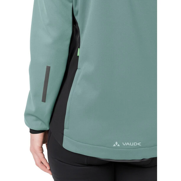 VAUDE Posta Softshell Jacke Damen Petrol/schwarz – Bild 6