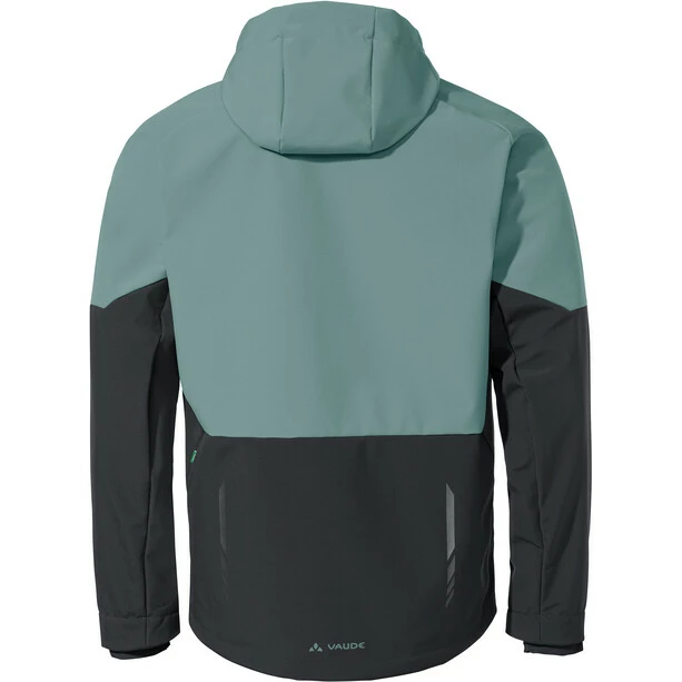 VAUDE Qimsa Softshell Jacke Herren Schwarz/petrol – Bild 2