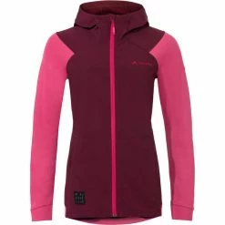 VAUDE Tremalzo Kapuzenjacke Damen Rot/pink