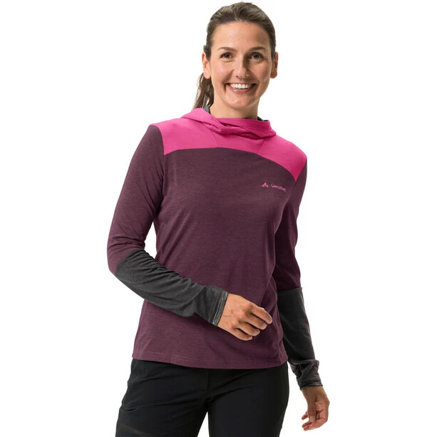 VAUDE Tremalzo Langarmshirt Damen Lila – Bild 5