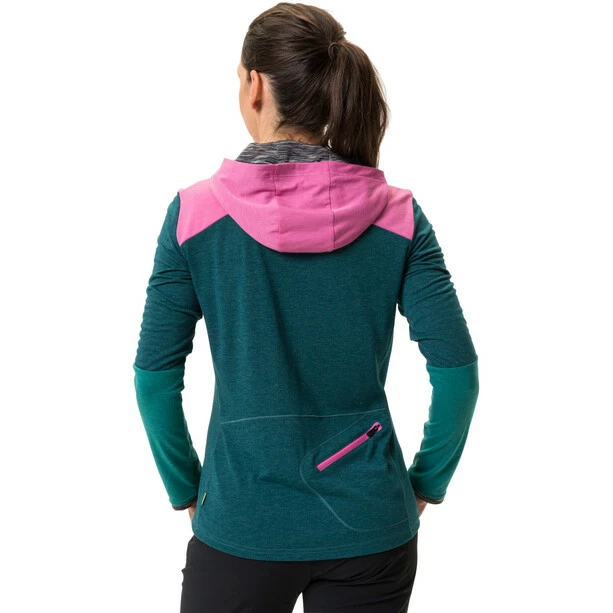 VAUDE Tremalzo Langarmshirt Damen Grün – Bild 3