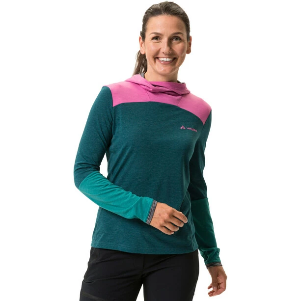 VAUDE Tremalzo Langarmshirt Damen Grün – Bild 5