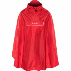 VAUDE Valdipino Poncho Rot
