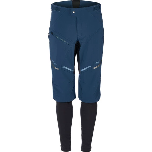 VAUDE Virt II Softshell Hose Herren Blau/schwarz