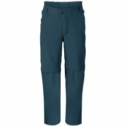 VAUDE Yaras Stretch Zip-Off Hose Kinder Blau