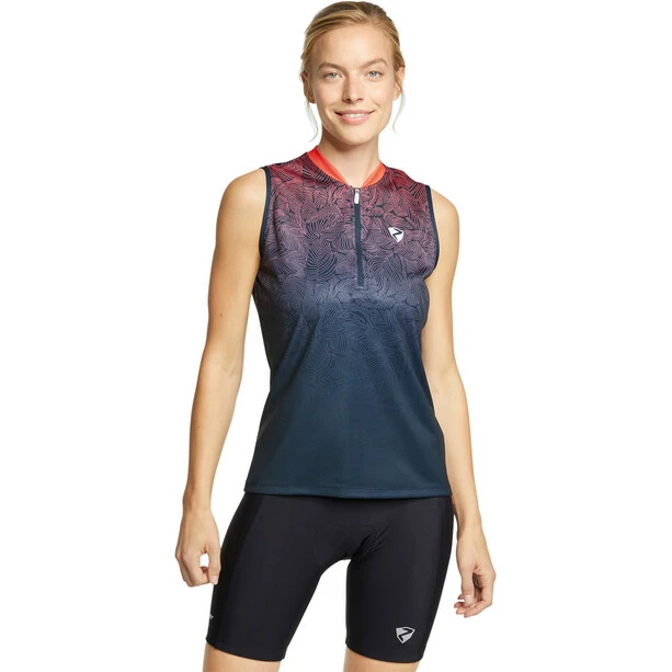 Ziener Nalerina Ärmelloses Trikot Damen Blau/orange – Bild 3