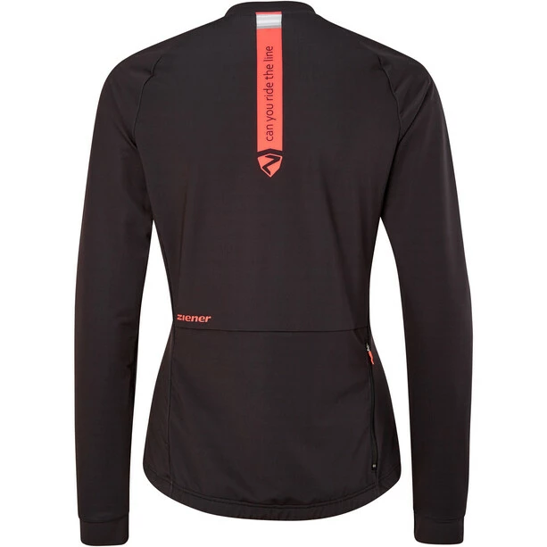 Ziener Narla Langarm Trikot Damen Schwarz – Bild 2