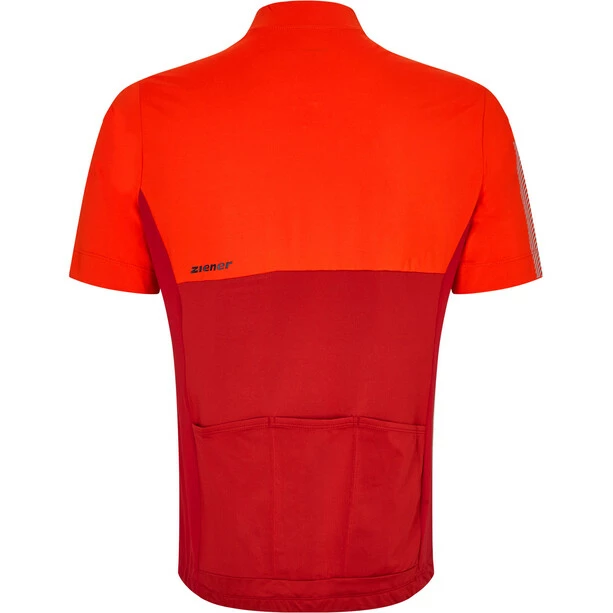 Ziener Norgan Kurzarm Trikot Herren Rot – Bild 2