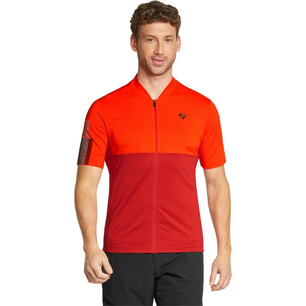 Ziener Norgan Kurzarm Trikot Herren Rot – Bild 5