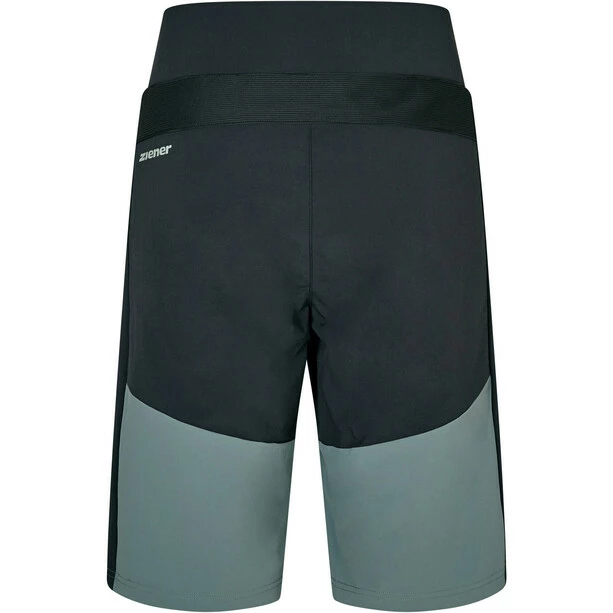 Ziener Nuwe X-Function Shorts Herren Grau/schwarz – Bild 2