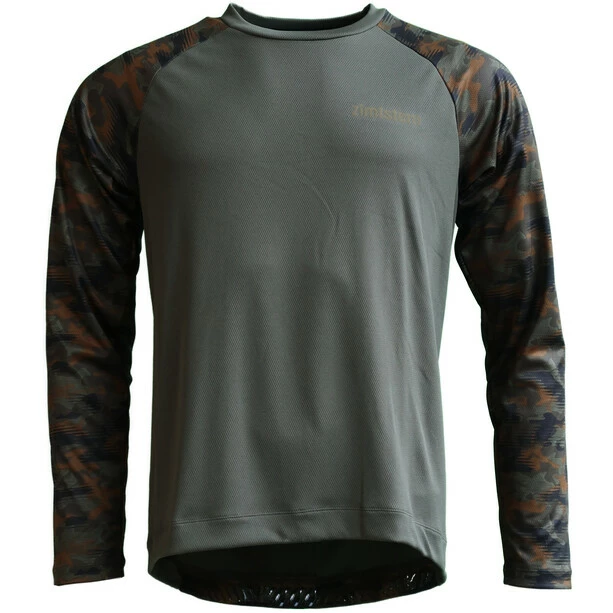 Zimtstern Braapz Langarmshirt Herren Grün/braun