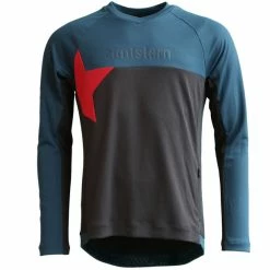 Zimtstern Bulletz Langarmshirt Herren Grau/blau