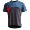 Zimtstern Bulletz Kurzarmshirt Herren Grau/blau