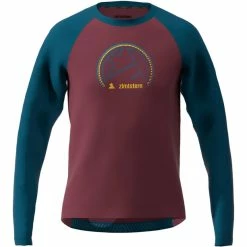 Zimtstern PureFlowz Langarmshirt Herren Rot/blau